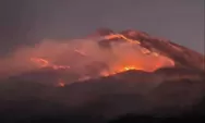 Gunung Sumbing Terbakar