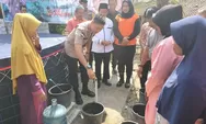 Polres Karanganyar Kawal Dropping 30 Ribu Liter Air Bersih ke Krendowahono