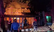 Ditinggal ke Jakarta, Rumah Ludes Terbakar