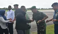 Danrem 174/ATW Sambut Kedatangan Pangkostrad di Merauke