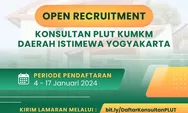 Buka Lowongan! Bergabunglah sebagai Konsultan Pendamping di UPTD PLUT KUMKM Daerah Istimewa Yogyakarta