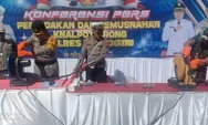   Polres Wonogiri Musnahkan Ratusan Knalpot Brong