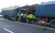 Truk Tronton Seruduk Truk Tronton di Simpang Tiga Sogan Wates, 1 Tewas