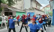 Warga Tahunan Umbulharjo Senam Gemoy Bareng Sedulur Jokowi DIY