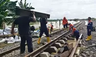 Banjir Rendam 12 Kecamatan di Grobogan, 12 Perjalanan KA Terganggu
