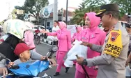 Bagi-Bagi Takjil, Polres Purworejo Kampanyekan Tertib Lalu Lintas