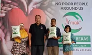 Tak Hanya Pemerintah, PT MAK Juga Serahkan Bansos Beras