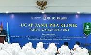  268 Mahasiswa Fakultas Ilmu-ilmu Kesehatan UAA Ucap Janji Pra Klinik