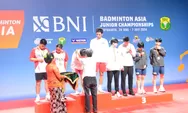  BNI Badminton Asia Junior Championships 2024 : Indonesia Tanpa Gelar, China Juara  Umum Perorangan 