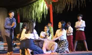 Komunitas Teater Purworejo Pentas Di Magelang, Pukau Penonton Festival Tlatah Bocah 