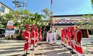Pengibar Bendera di STIPRAM Dikawal Bregodo Lombok Abang, Padukan Budaya dan Pariwisata