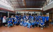 PSIM Berbagi Bahagia Bareng Anak Disabilitas Sebelum Memulai Kompetisi