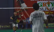 Kejurkot Bulutangkis PBSI Yogyakarta, Kennard Melaju ke Babak Semifinal