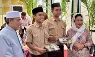Santri Pondok Pesantren Ali Maksum Krapyak Ikuti Makan Bergizi Gratis Bareng Mbak Titik dan Kementrian Kelautan Perikanan
