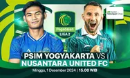 Tinggal Klik! Link Live Streaming PSIM Jogja vs Nusantara United di Liga 2 2024/2025