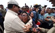 Prabowo Subianto Sambut Hangat Warga Karawang Usai Tinjau Tambak Ikan Nila