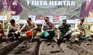 Polres Tanami Lahan Tumpangsari di Patutrejo Dukung Program Ketahanan Pangan Nasional