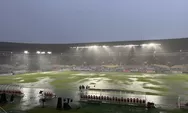 PSIM Unggul Sementara 1-0, Pertandingan Ditunda Sementara karena Lapangan Tergenang