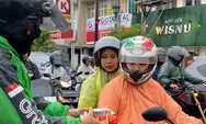 Mitra Grab Ngabuburit dengan Bagikan Ratusan Takjil di Yogyakarta