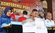Lagi, Polisi Sita 862,96 Gram Sabu Senilai Ratusan Juta di Purworejo
