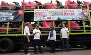  Bagi 1.629  Pemudik Konsumen Loyal Honda Tiba di Yogyakarta