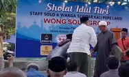 Salat Idul Fitri, Puspo Wardoyo Bersama 3000 Jamaah Padati Kalipepe Land