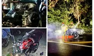 VW Safari Terbakar di Bukit Bego, Timor Dihantam Yamaha RX King