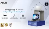 ASUS Vivobook S14, Laptop AI Modern dengan Desain Tipis, Tangguh dan Hardware Powerful