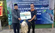 Tanamkan Pendidikan Karakter untuk Siswa, SMP Muhi 1 Yogyakarta Serahkan Kurban 12 Kambing