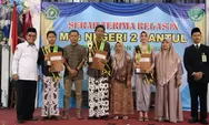 Madrasah Memberikan Penghargaan Peringkat Terbaik, MTsN 2 Bantul Apresiasi Kepada Siswa Berprestasi
