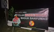  Spanduk Penolakan Rizieq Syihab Merebak di Banyumas, Warga Minta Acara Dibatalkan