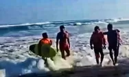 Warga Amerika Terseret Ombak Parangtritis Berhasil Diselamatkan