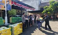 Penuhi Kebutuhan Pangan Polres Sukoharjo Salurkan 21 Ton Beras Bulog SPHP ke Masyarakat