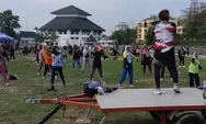 Meriahkan Pasar Minggu TB Embung Giwangan, Puluhan Peserta Ikut Ramaikan Senam Sehat