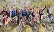  Bupati Klaten dan Wabup Trabas Merapi Bersama Ratusan Crosser