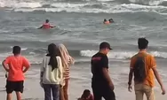 Pelajar Asal Temanggung Diselamatkan Tim SAR Parangtritis Dari Ganasnya Ombak Laut Selatan