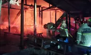 11 Warung Makan di Objek Wisata Kebun Buah Mangunan Terbakar, Diduga Api Berasal Dari Kompor Lupa Dimatikan