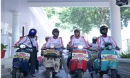  Bupati Rober Christanto Lepas Peserta, Ajak Scooterist Jaga Lingkungan