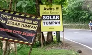 Waspadai Solar Tumpah di Jalan Imogiri - Dlingo 