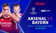 Prediksi Skor Arsenal vs Bayern Munchen di Liga Champions 2025 Disertai Head to Head dan Susunan Pemain
