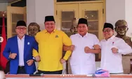 Golkar dan PAN Resmi Usung Prabowo Subianto Maju Pilpres 2024, Prabowo Kantongi 4 Parpol