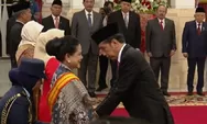 Momen Presiden Jokowi Anugerahkan Tanda Kehormatan kepada Ibu Negara Iriana Jokowi