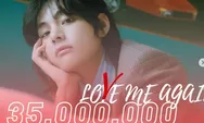 Lirik Lagu Love Me Again V BTS dan terjemahannya