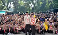 Tinjau Raimuna Nasional XII, Presiden Jokowi dan Ibu Iriana Berseragam Pramuka Lengkap