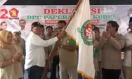 Ratusan Pedagang di Kudus Deklarasi Dukung Capres Prabowo Subianto di Pilpres 2024