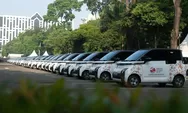 Ratusan Mobil Listrik Wuling Air ev Siap Layani Para Delegasi KTT Ke-43 ASEAN di Jakarta