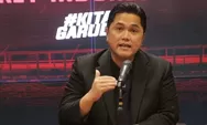 Erick Thohir Minta Pada Timnas Garuda Jaga Tradisi Kemenangan di Setiap Laga