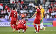 Statistik Indonesia VS Australia: Akurasi Operan Indonesia 81 %, Australia 80 %, Penguasaan Bola Indonesia 48 %, Australia 52 %