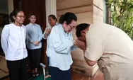 Prabowo Kunjungi Rumah Almarhum Jenderal Wismoyo Arismunandar Usai Ziarah ke Makam Orangtua