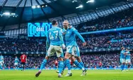 Manchester City Bekuk Manchester United 3-1, Erling Haland Cetak Gol di Penghujung Laga, Foden Brace